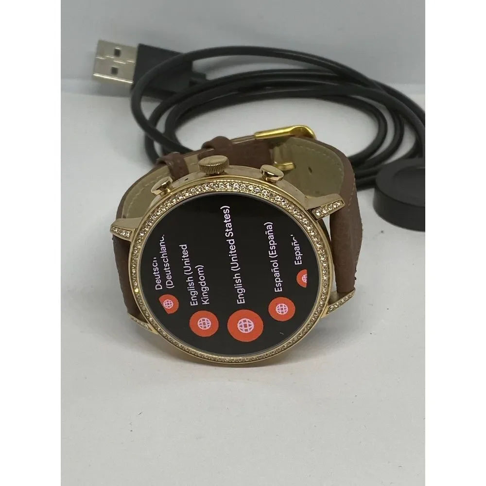 Fossil Gen 4 Authentic Digital Dial Smart Watch Custom Band FTW6011 AB70